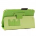 Samsung Galaxy Tab 3 7.0 P3200 - PU Flip Stand Protective Tablet Cover Case Support Sleep Wake Function - Green